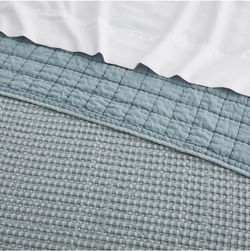 Levtex Mills Waffle Quilt 2pc Set - Size Twin/TwinXL