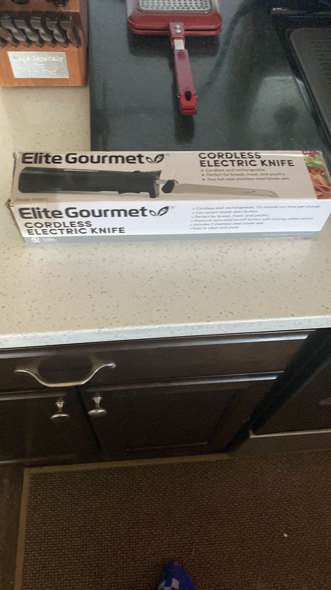 New in box cordless electric knifed