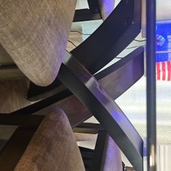 Dining Room Glass Table And 4 Chairs