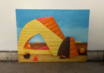 Oil Painting - Abstract Desert 