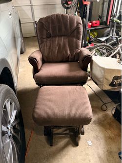 Chocolate Brown Glider Chair