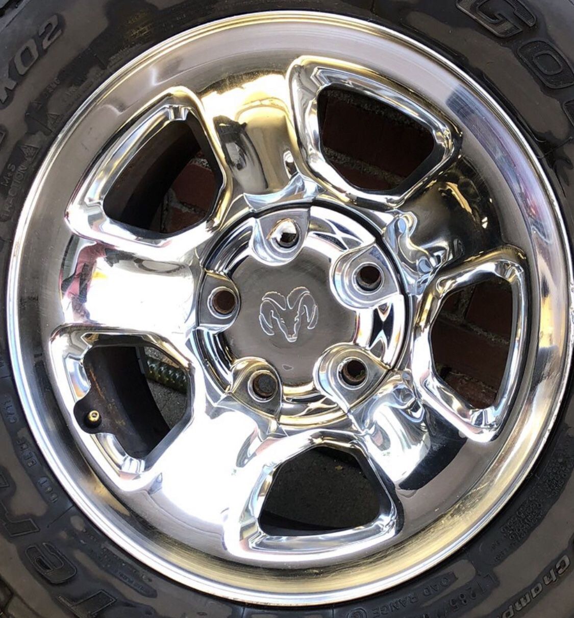 Dodge Ram 1500 17x8 Chrome Clad Wheels