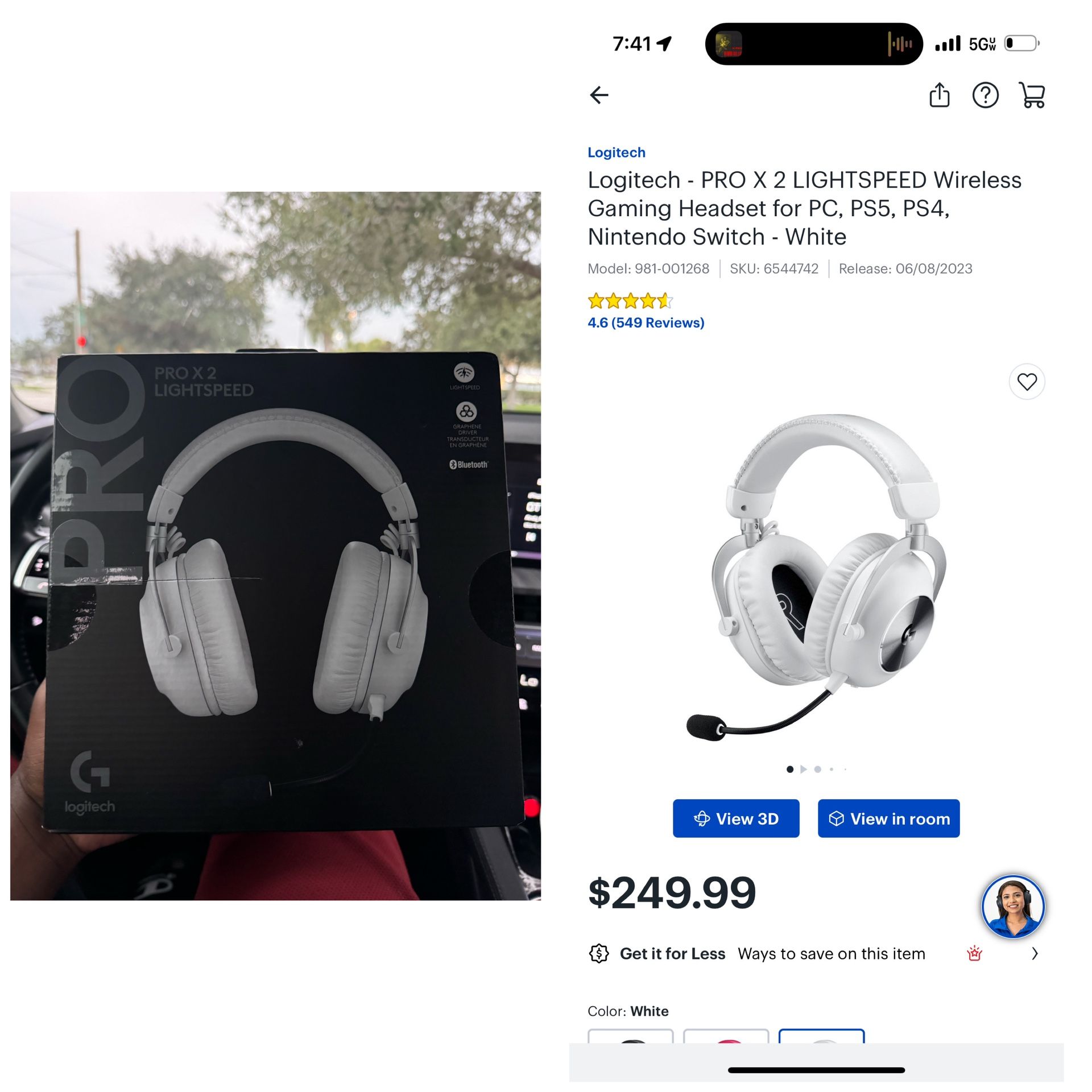 Brand new and sealed Logitech PRO X 2 LIGHTSPEED Wireless Gaming Headset