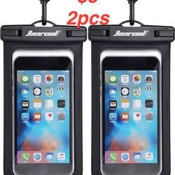 Hiearcool IPX8 Waterproof Case, Universal Waterproof Case Compatible with iPhone 12, Pro 11, Pro Max, XS, Max, XR, X, 8, 7, Samsung Galaxy S10, S9, Go