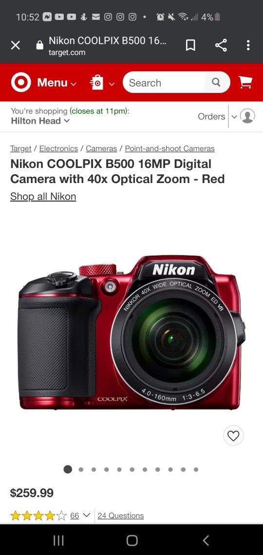 Nikon Coolpix B500 DIGITAL Camera