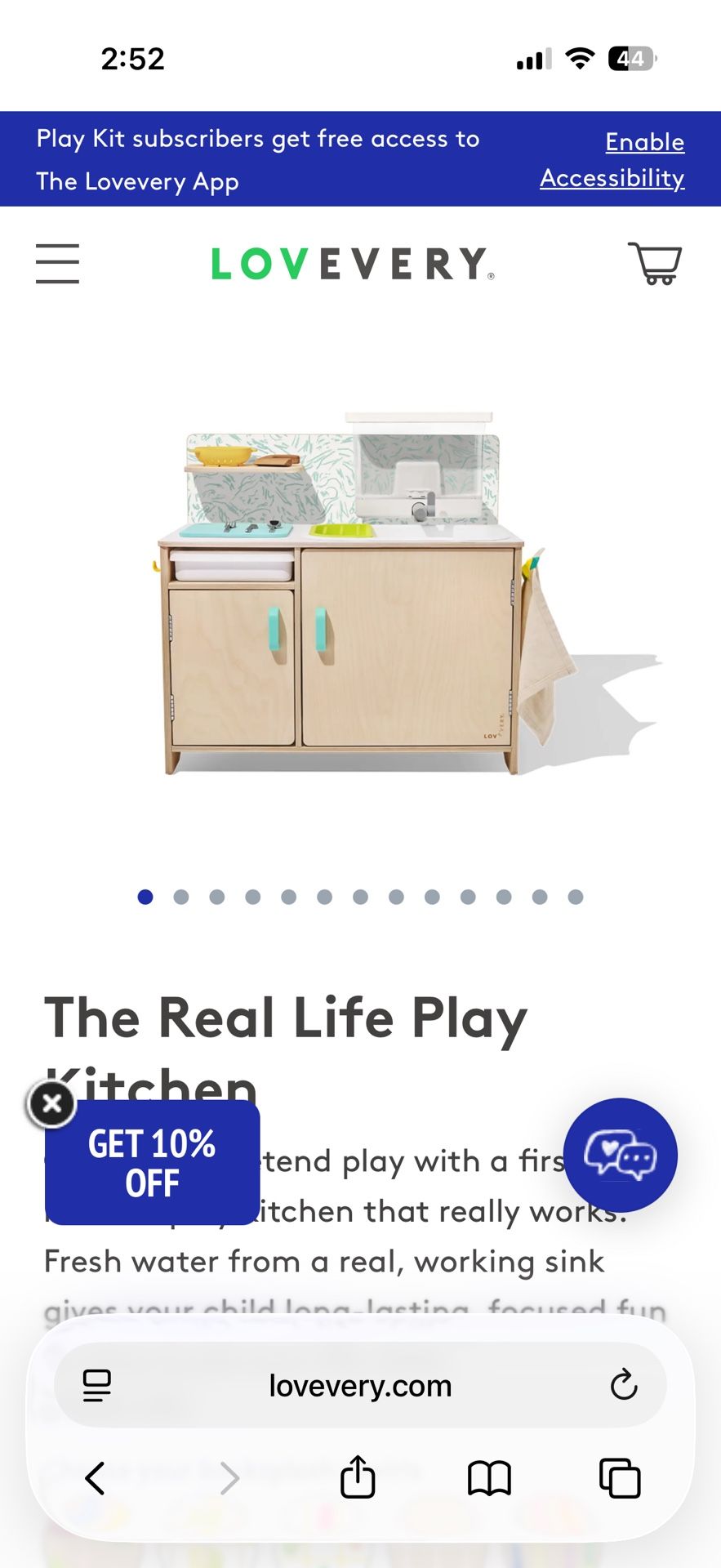 Lovevery The Real Life Play Kitchen