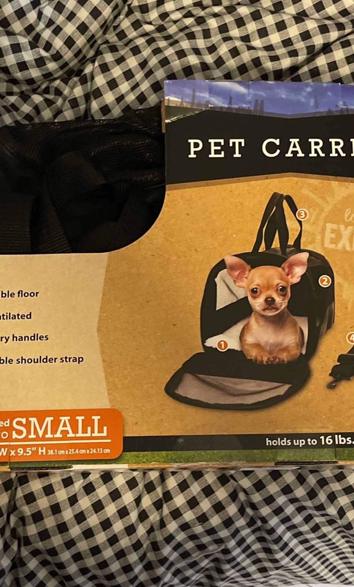 SMALL PET DOG CARRIER BRAND NEW!