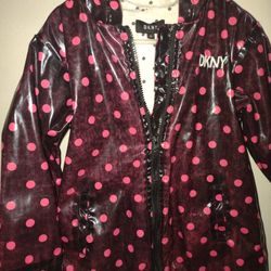 Girls DKNY Rain Coat Size 4