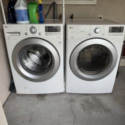 LG front load washer and dryer set