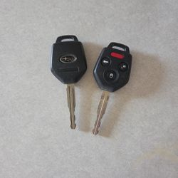 Subaru Key Fabs 