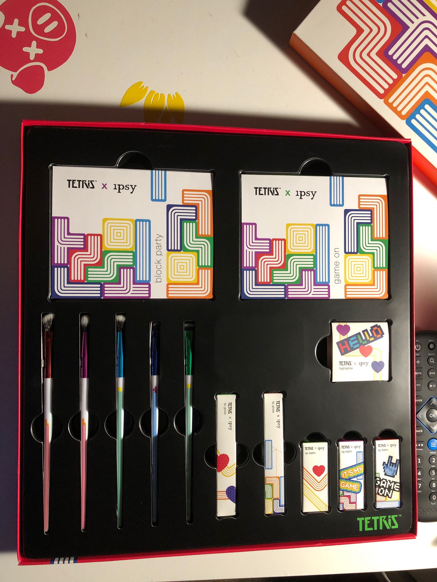 Tetris game over makeup collection complete NEW