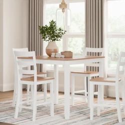 Counter Height 5 Pc Dining Set