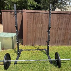 Rack,Bench,Bar,& Weights 