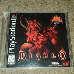 Diablo PlayStation 1 PS1 1998 US