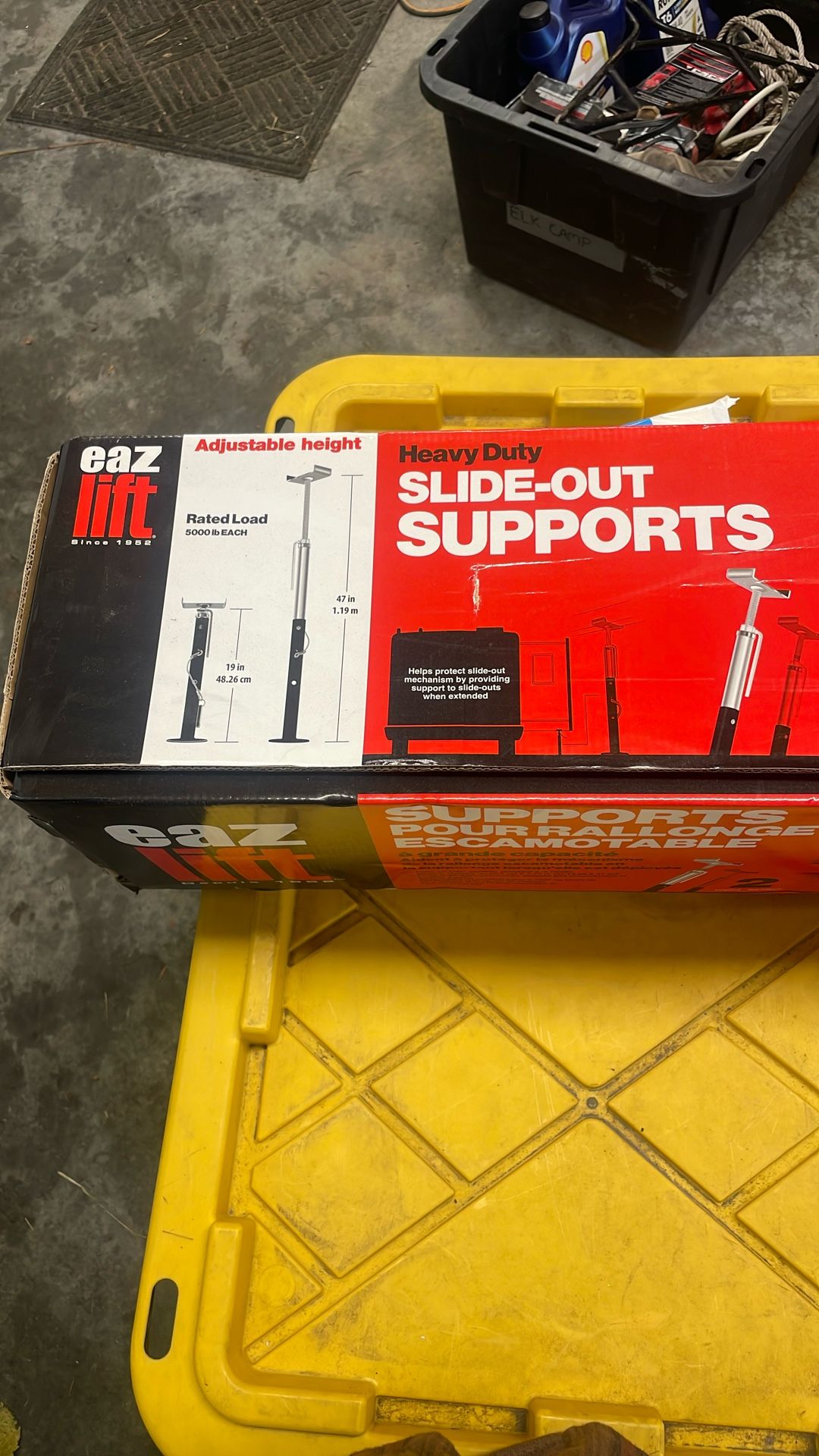 RV Slide-out Supports