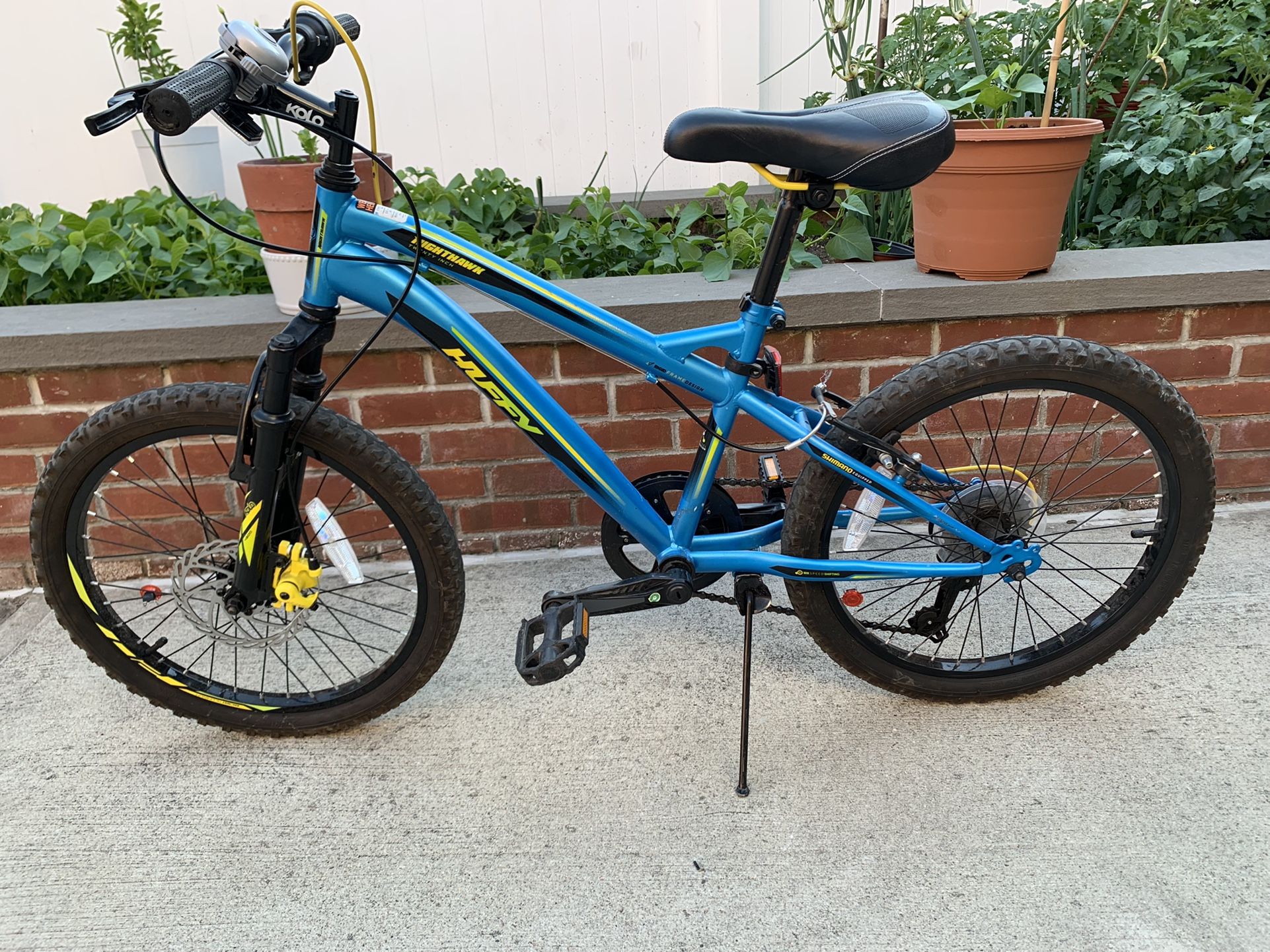 Huffy 20" Inch Nighthawk Mountain Bike Bicycle Blue