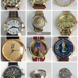 VINTAGE TO FASHION WRIST WATCH MEN AND WOMEN DIFFERENT BRAND NAME EXCELLENT CONDITION ⭐️⭐️⭐️⭐️⭐️ MESSAGE ME IF YOU’RE INTERESTED  BUYING ALOT