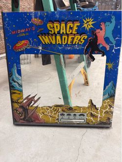 Space Invaders Front Panel Bezel 1980