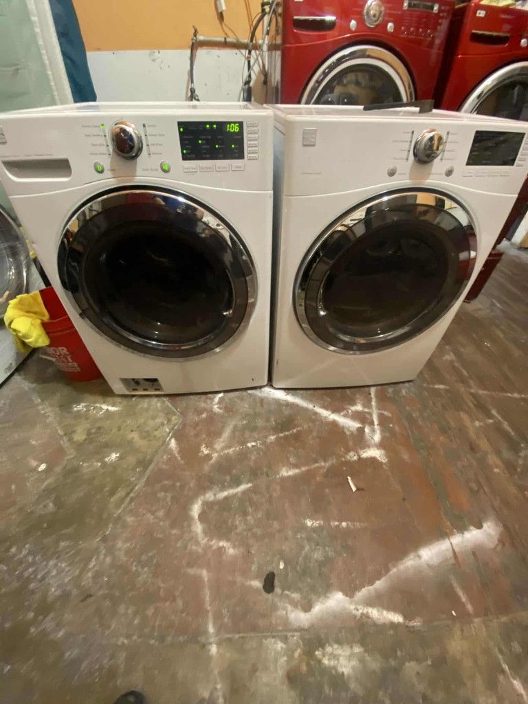 KENMORE  WASHER AND GAS DRYER SET FRONT DOOR. ✅$599✅ FREE SHIPPING AND INSTALLATION. WARRANTY