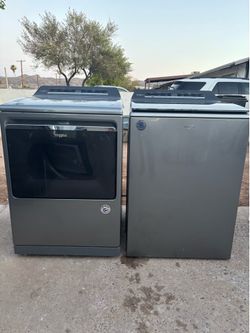 Whirlpool washer and dryer electric work Perfect in good condition. Free delivery to  garage.