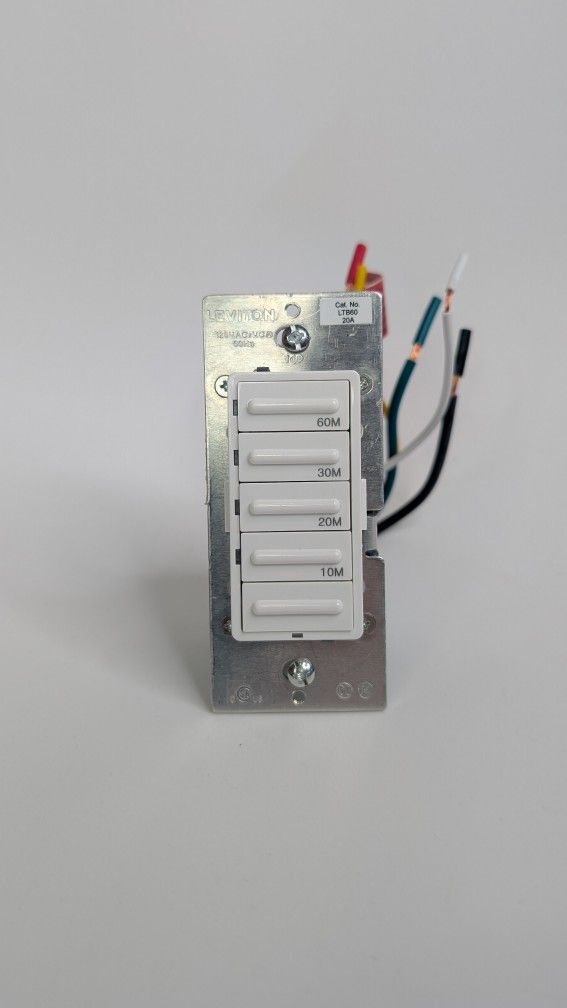 Leviton Countdown Timer Switch – 20A, 120V – NEW Open Box