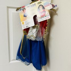 Wonder Woman Costume  For Girl 4-6 Yrs New Halloween 