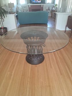 Glass table
