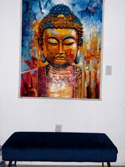Large Buddha Canvas Wall Art Painting