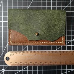 Ladies' Woodland Handcrafted Leather Card Wallet