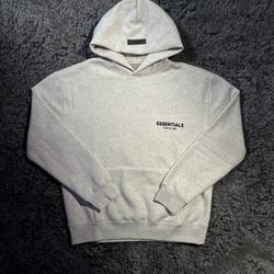 Light Grey Essentials Hoodie