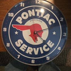 Battery Operated Pontiac Clock 