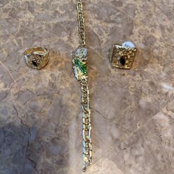 San Judas Bracelet Rings 