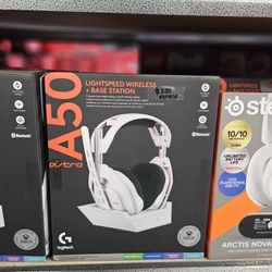 Logitech G Astro A50 Omni-Platform Wireless Gaming Headset + Base Station for PS5, Xbox, PC: PLAYSYNC Audio Switcher, <16 bit/48kHz (Console), <24 bit