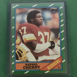 Raphel Cherry (#183)1986 Topps Football Trading Card
