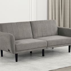 Gray Futon Sofa Gray Or Brown 