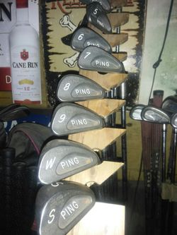 Set of ping golf irons