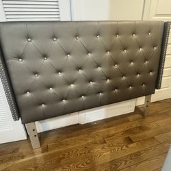 Gray Queen Headboard