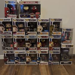 MCU Iron man, Captain America, & GOTG Funko Pop