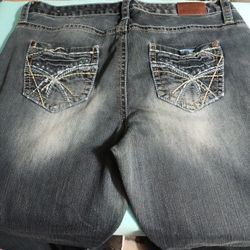 Black Distressed Maurice Jeans