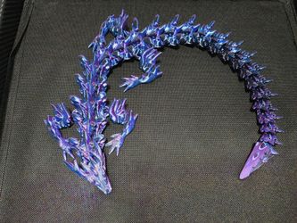 Articulated Crystal Dragon | 3D Printed Mythical Companion