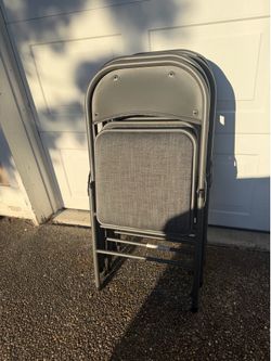 Maxchief Upholstered Padded Folding Chair 5 chairs