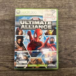 Marvel: Ultimate Alliance (Microsoft Xbox 360, 2006) Complete With Manual