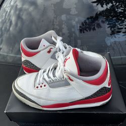 Jordan 3 Retro Fire Red