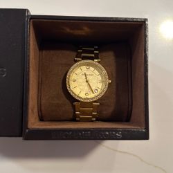 Gold MK Watch 