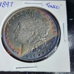 1897 Morgan Silver Dollar Monster Tone!!!