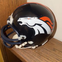 Denver Broncos Mini Football Helmet Riddell