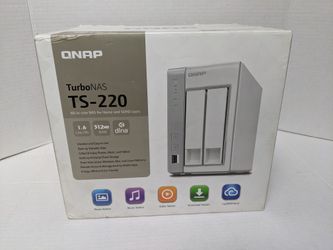 QNAP TS-220 2-Bay TurboNAS server for home and SOHO Users Brand New In Box 