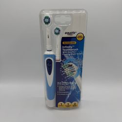 Equate Rechargeable Infinite Toothbrush With Easy Flex Flossing Brush Heads