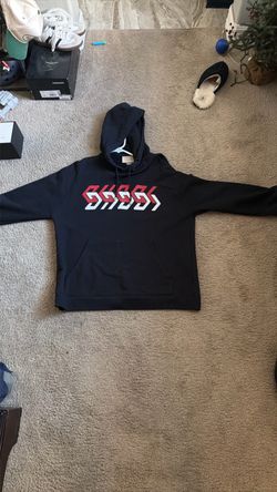 Gucci Mirror Logo Hoodie Black