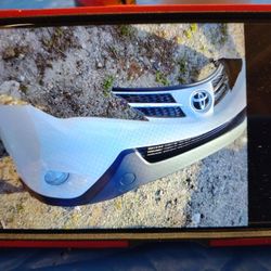 Pictures Of 2013 To 2015 Toyota RAV Front Bumper Complete 